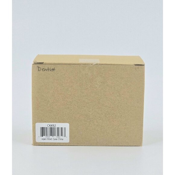 DENTIST Desk Clock Silver Christmas Gift Zinc Alloy Time Piece - Picture 3 of 8